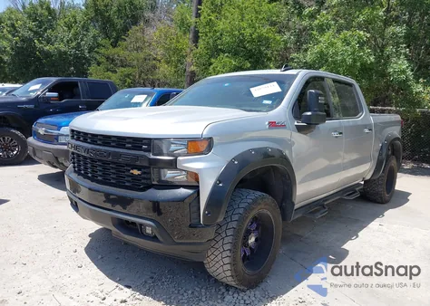 2019 Chevrolet Silverado 1500 Custom Trail Boss из США, поврежденный, VIN 3GCPYCEF6KG192027